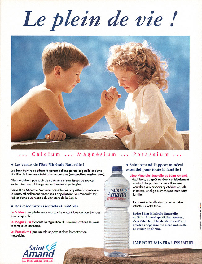 Publicité Saint Amand 1996